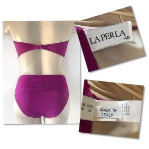 La Perla Swim - LA PERLA sexy sirens sequin Bandeau bikini SZ 12 La Perla Swim - LA PERLA sexy sirens sequin Bandeau bikini SZ 12